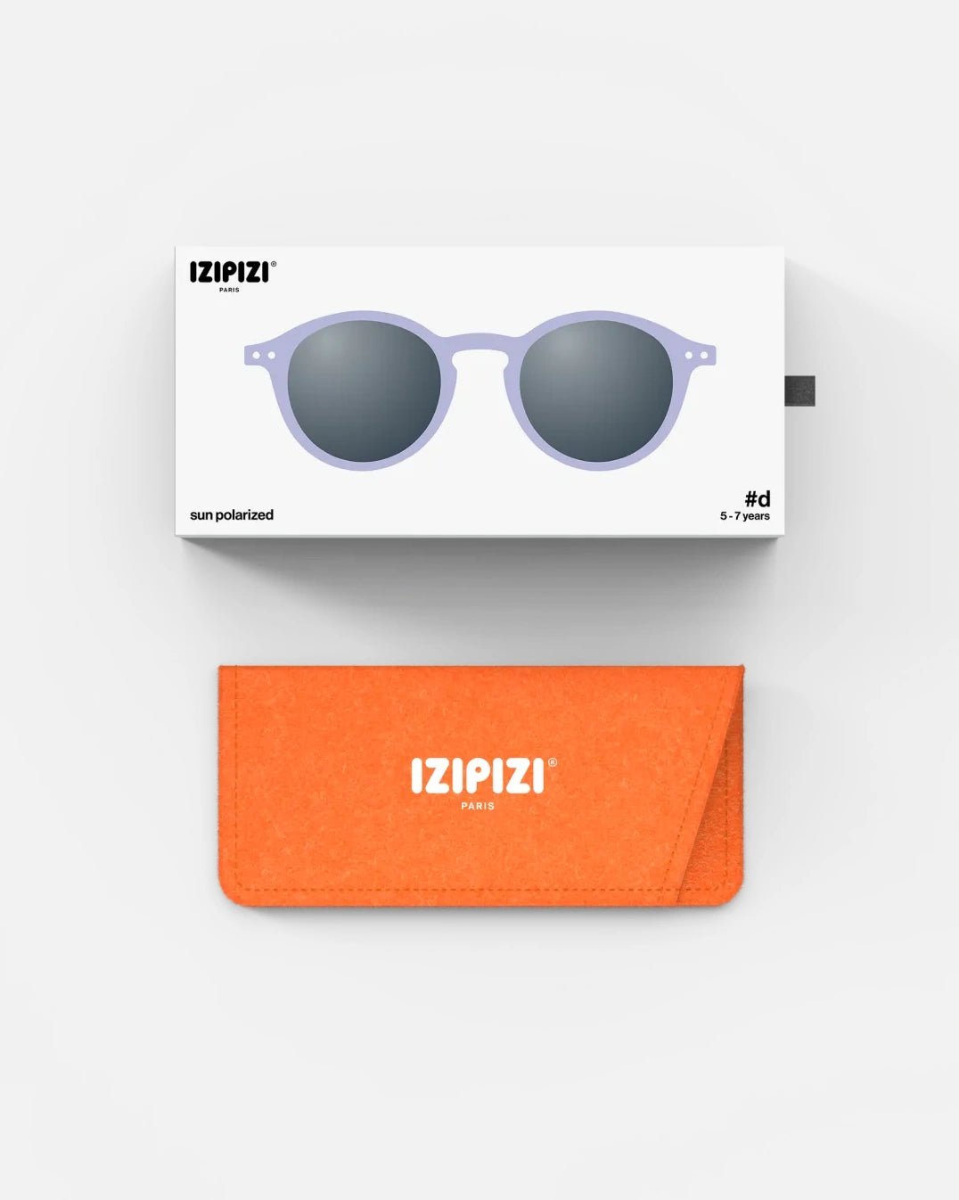 IZIPIZI - d KIDS Kinder - Sonnenbrille (5 - 7 Jahre) • Lavender - ROSA ECK