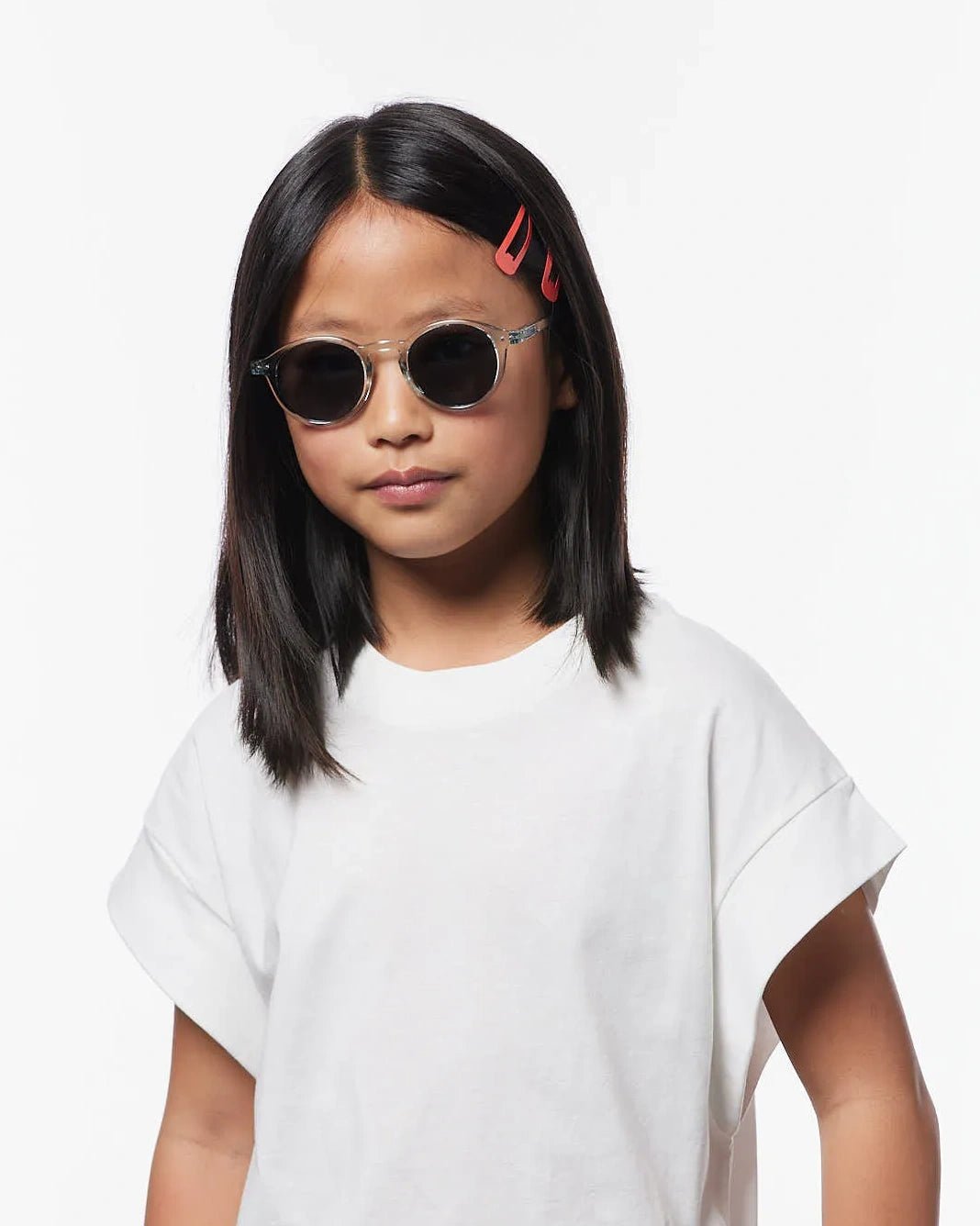 IZIPIZI - d KIDS Kinder - Sonnenbrille (7 - 11 Jahre) • Frozen Blue - ROSA ECK