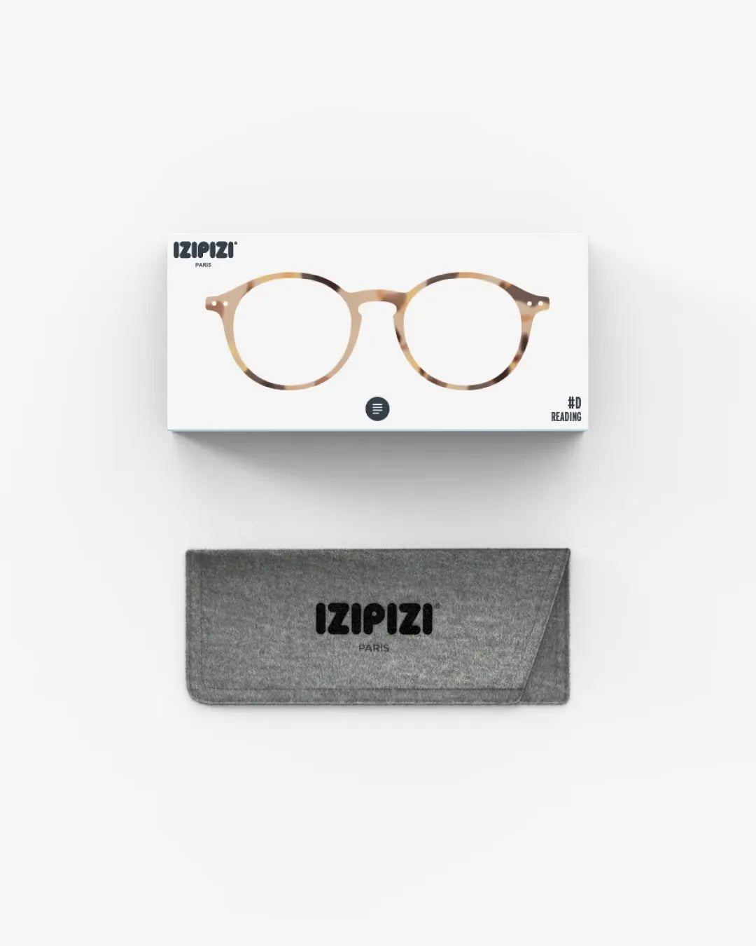 IZIPIZI - D READING Lesebrille • Light Tortoise - ROSA ECK