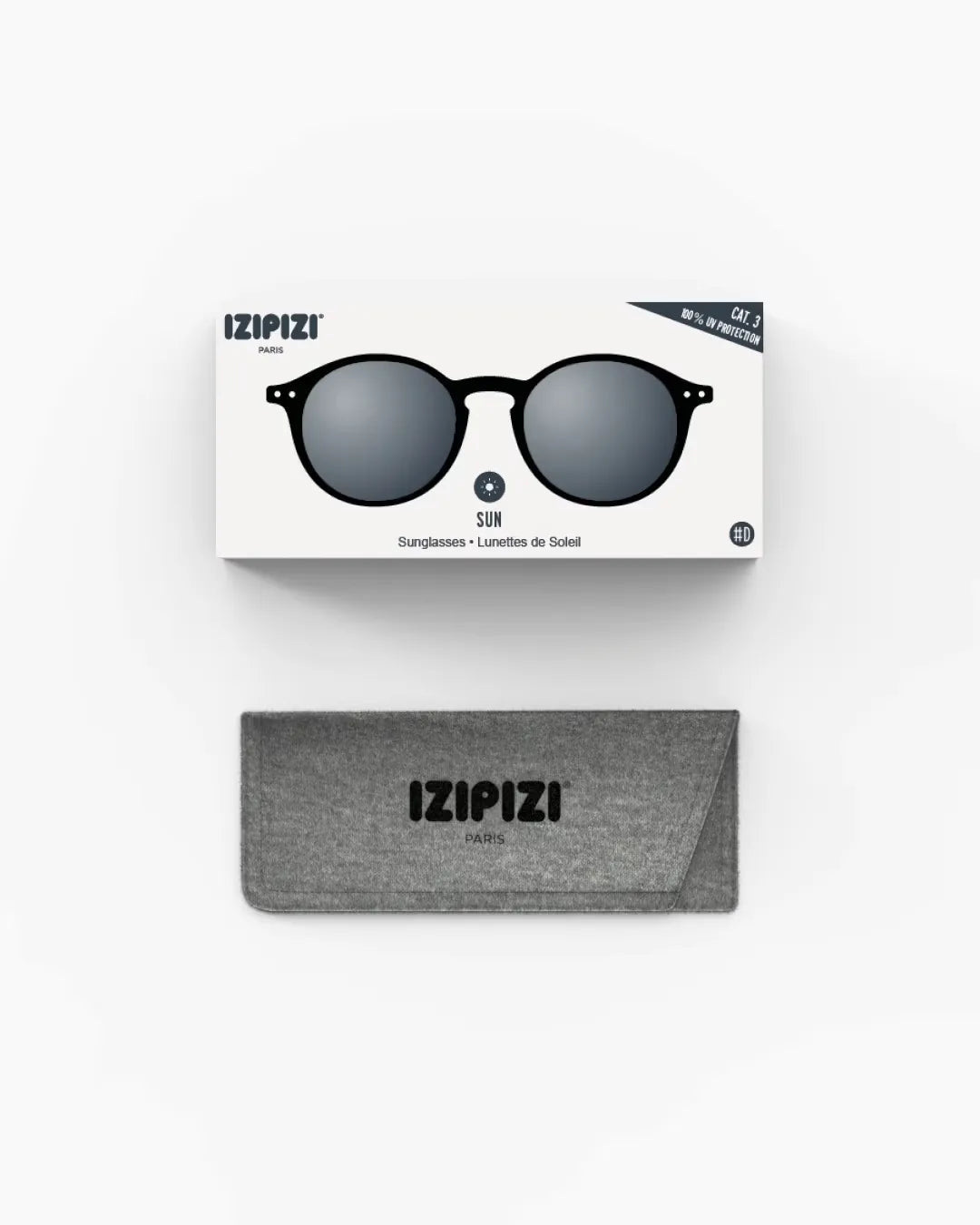IZIPIZI - D SUN Sonnenbrille • Black - Sonnenbrille - ROSA ECK