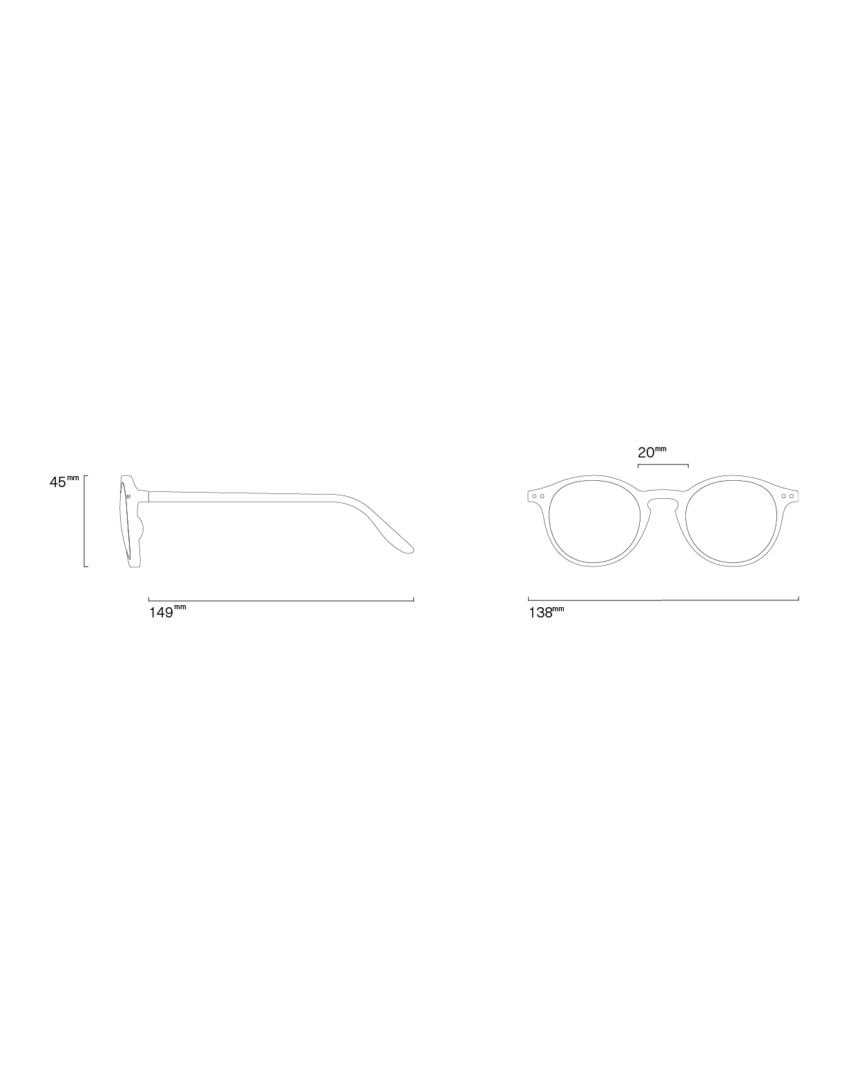 IZIPIZI - #D SUN Sonnenbrille | Frozen Blue - Sonnenbrille - ROSA ECK Concept Store