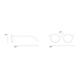 IZIPIZI - #D SUN Sonnenbrille | Frozen Blue - Sonnenbrille - ROSA ECK Concept Store