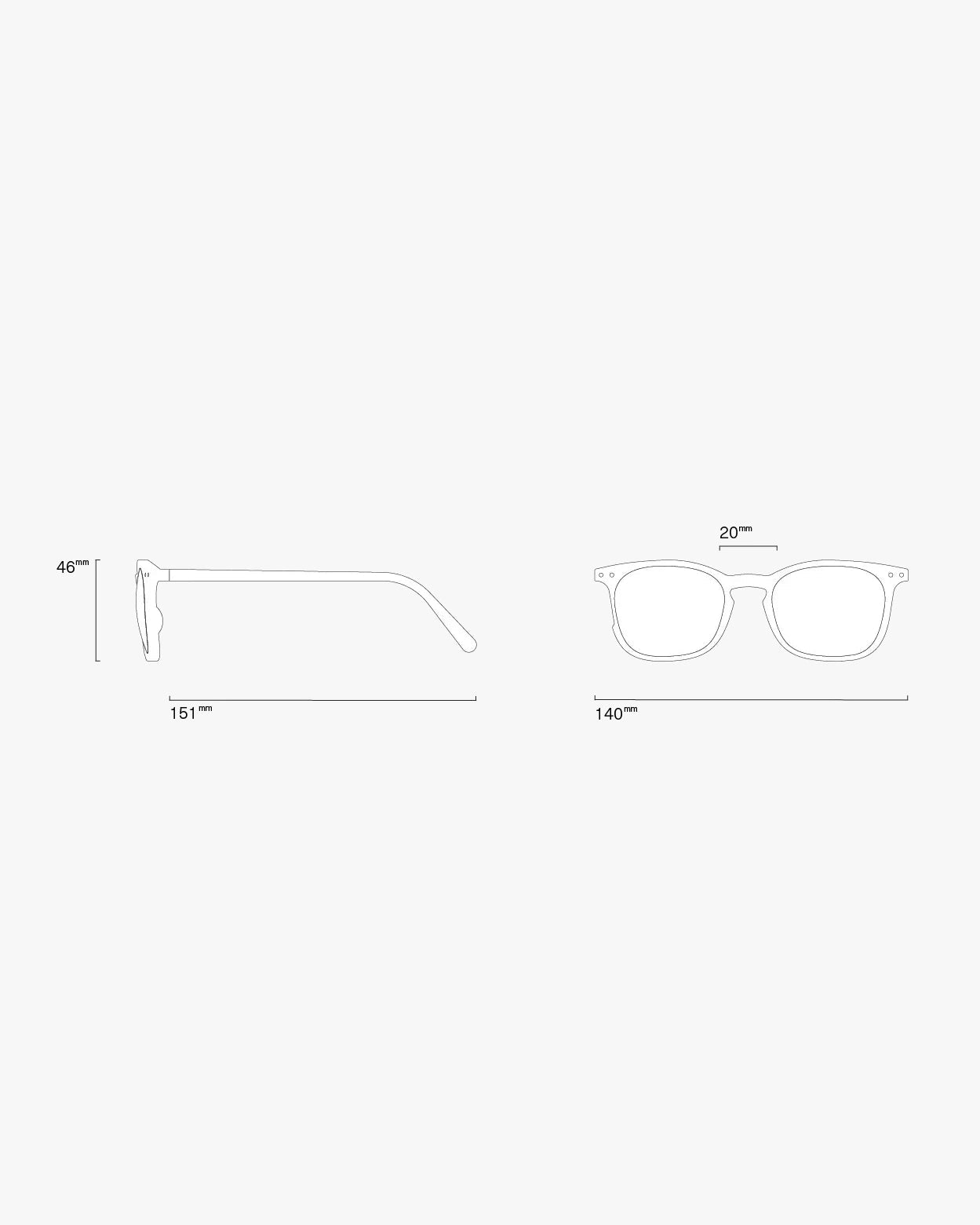 IZIPIZI - E SUN Sonnenbrille • Blue Tortoise - ROSA ECK