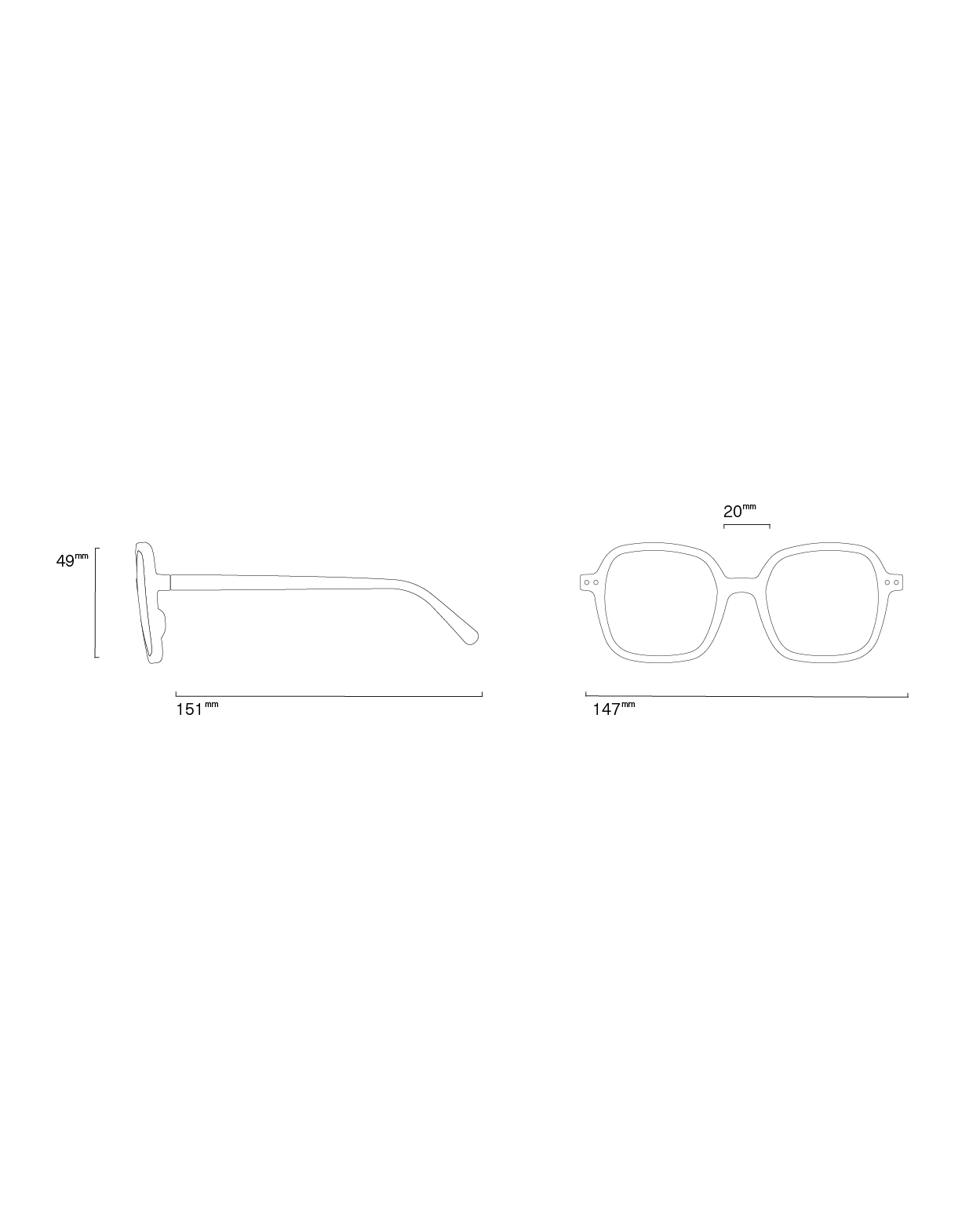 IZIPIZI - #OFFICE Sonnenbrille | Black - Sonnenbrille - ROSA ECK Concept Store