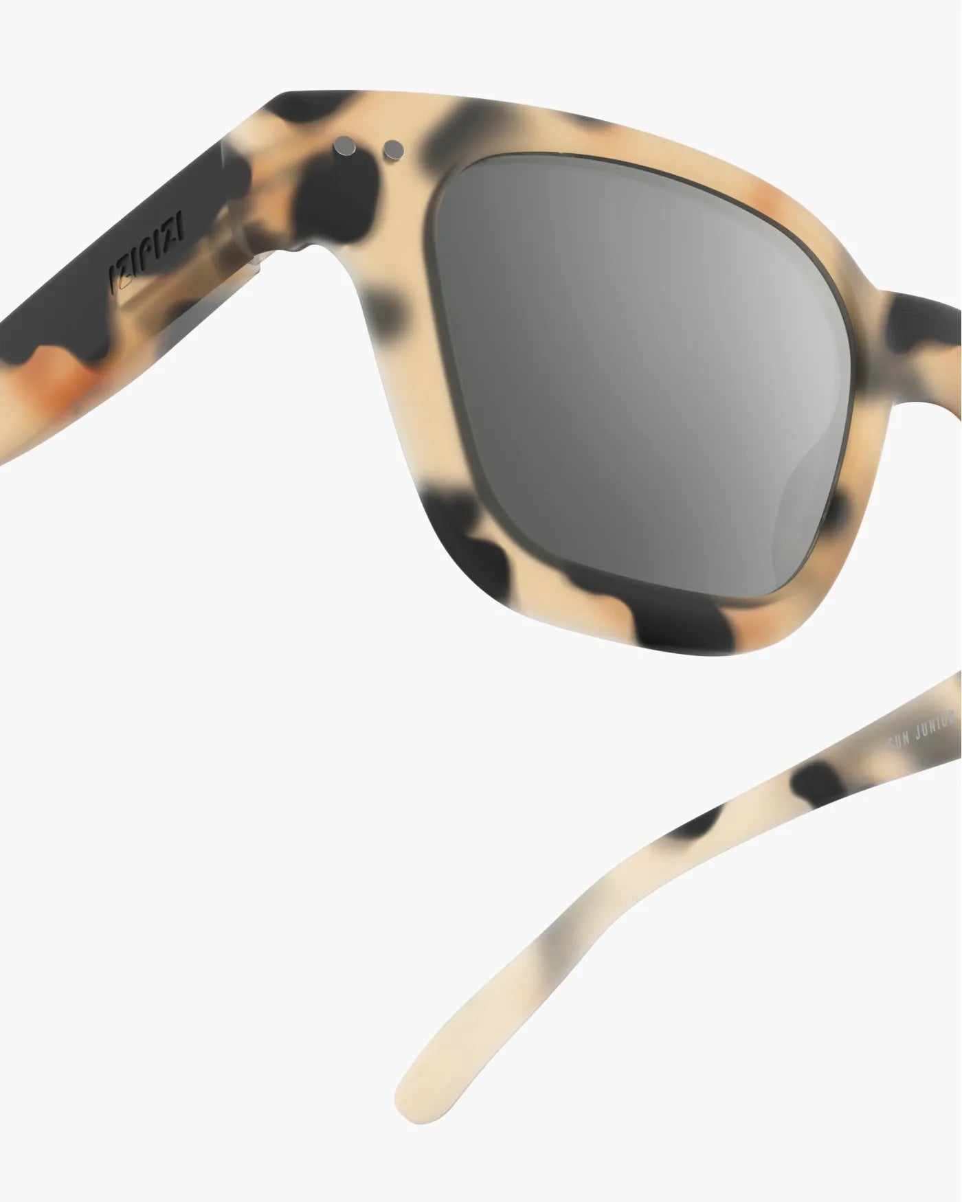 IZIPIZI - road JUNIOR Sonnenbrille (7–11 Jahre) • Light Tortoise - ROSA ECK