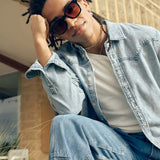 IZIPIZI - ROAD SUN Sonnenbrille • Black Road - ROSA ECK
