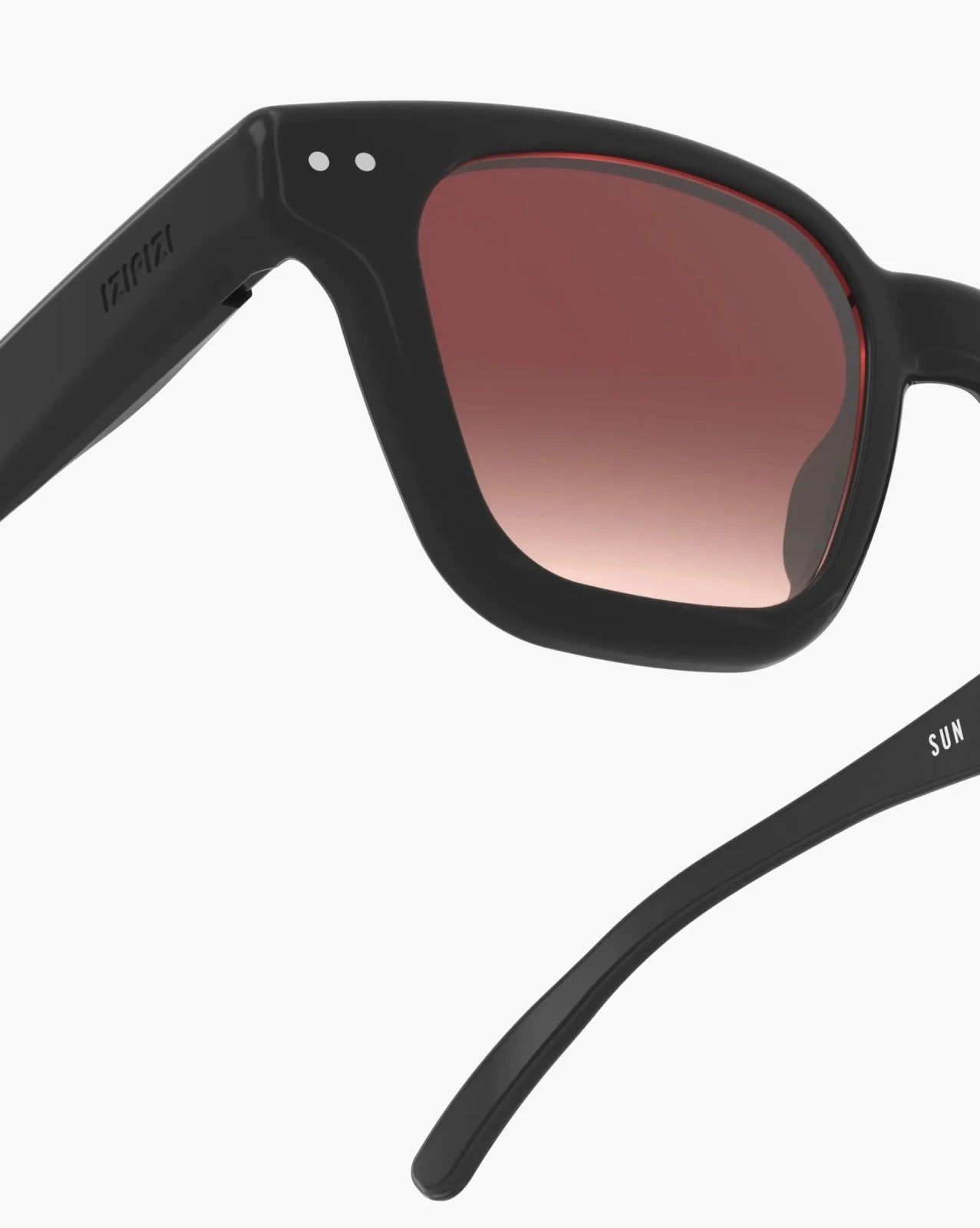 IZIPIZI - ROAD SUN Sonnenbrille • Black Road - ROSA ECK
