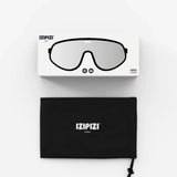 IZIPIZI - SPEED Fahrradbrille • Black All Weather - ROSA ECK