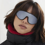 IZIPIZI - SPEED Fahrradbrille • Black All Weather - ROSA ECK