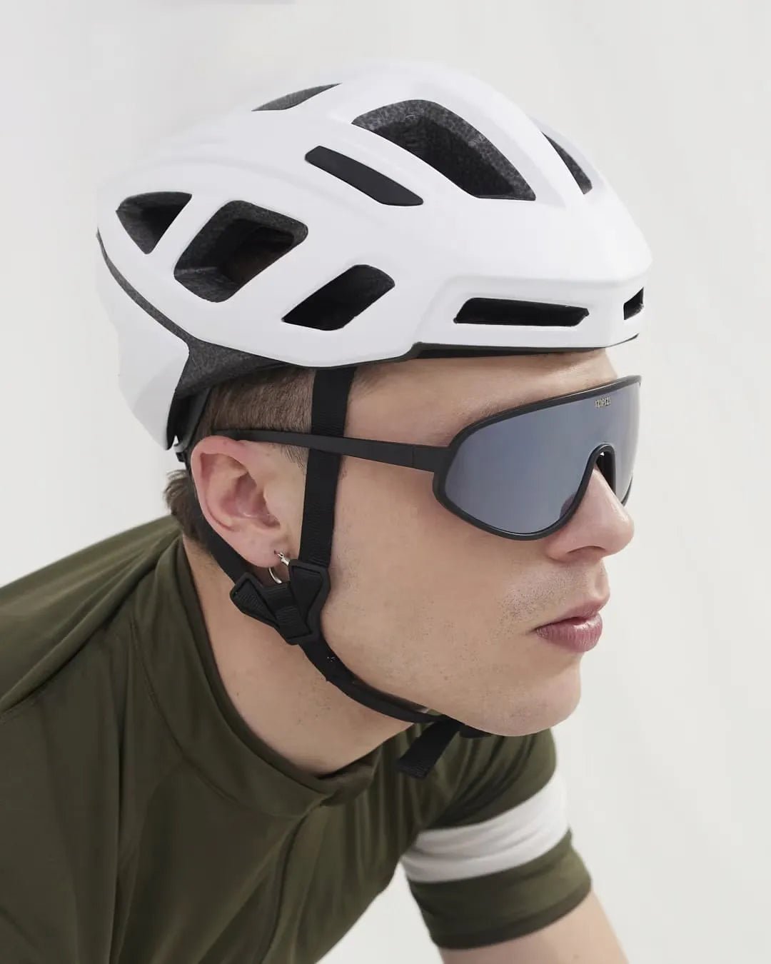IZIPIZI - SPEED Fahrradbrille • Black All Weather - ROSA ECK