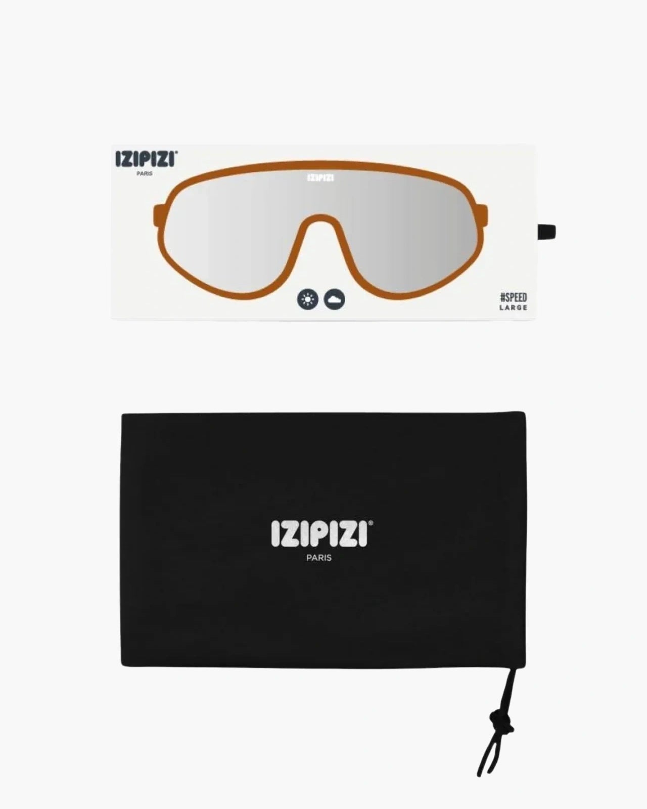 IZIPIZI - SPEED Fahrradbrille • Hazel All Weather - ROSA ECK