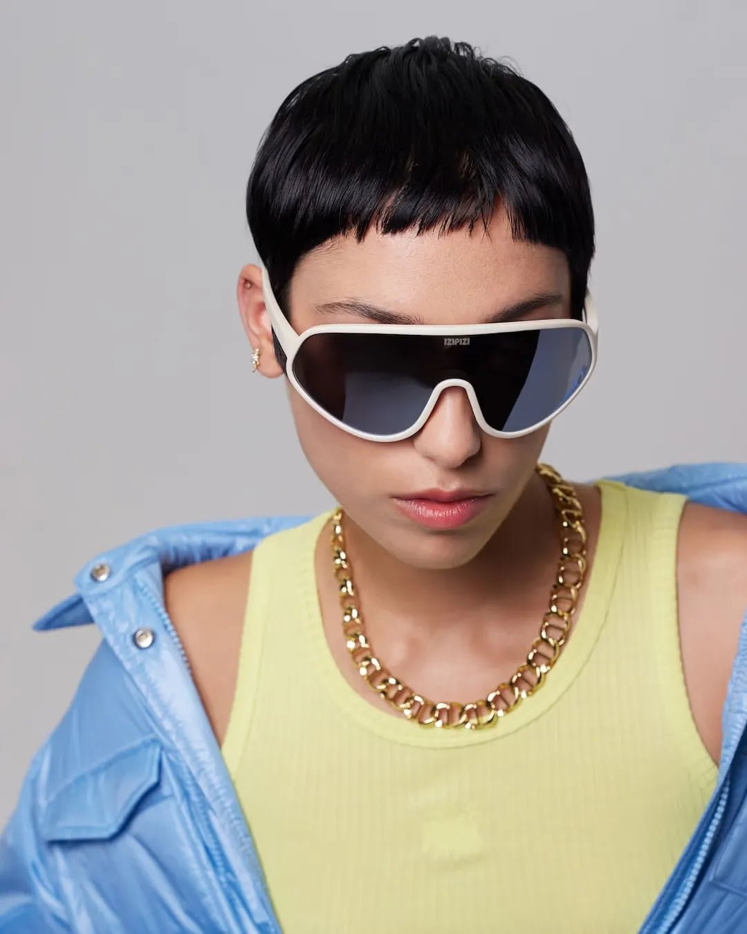 IZIPIZI - SPEED Fahrradbrille • Sand All Weather - ROSA ECK
