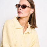 JAN ’N JUNE - ANJO Strickjacke • Buttermilk - ROSA ECK