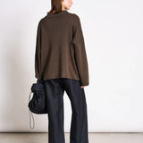 JAN 'N JUNE - ANJO Strickjacke • Mud - ROSA ECK