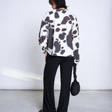 JAN 'N JUNE - CAMIA Oversized-Longsleeve • Cow Print - ROSA ECK