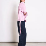 JAN ’N JUNE - CAPER Tie Sweater • Light Orchid - ROSA ECK