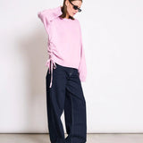 JAN ’N JUNE - CAPER Tie Sweater • Light Orchid - ROSA ECK