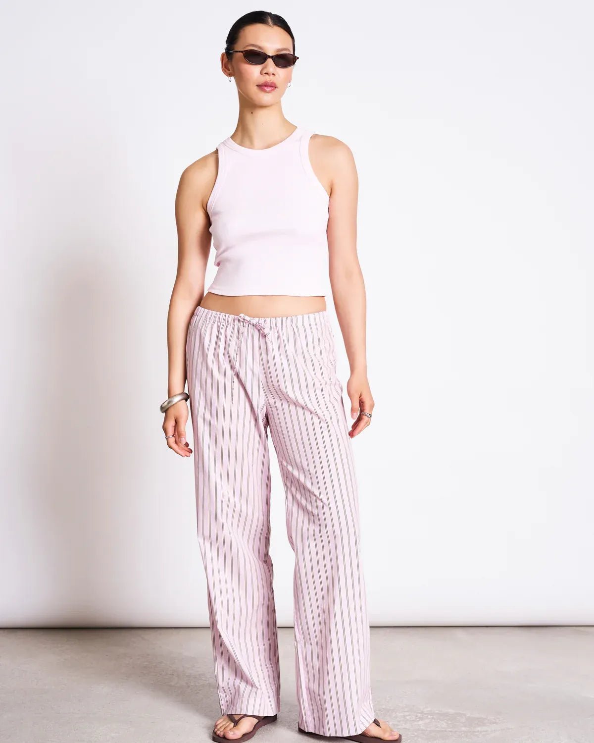 JAN 'N JUNE - CETOS Hose • Light Orchid Striped - ROSA ECK
