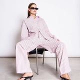 JAN 'N JUNE - CETOS Hose • Light Orchid Striped - ROSA ECK