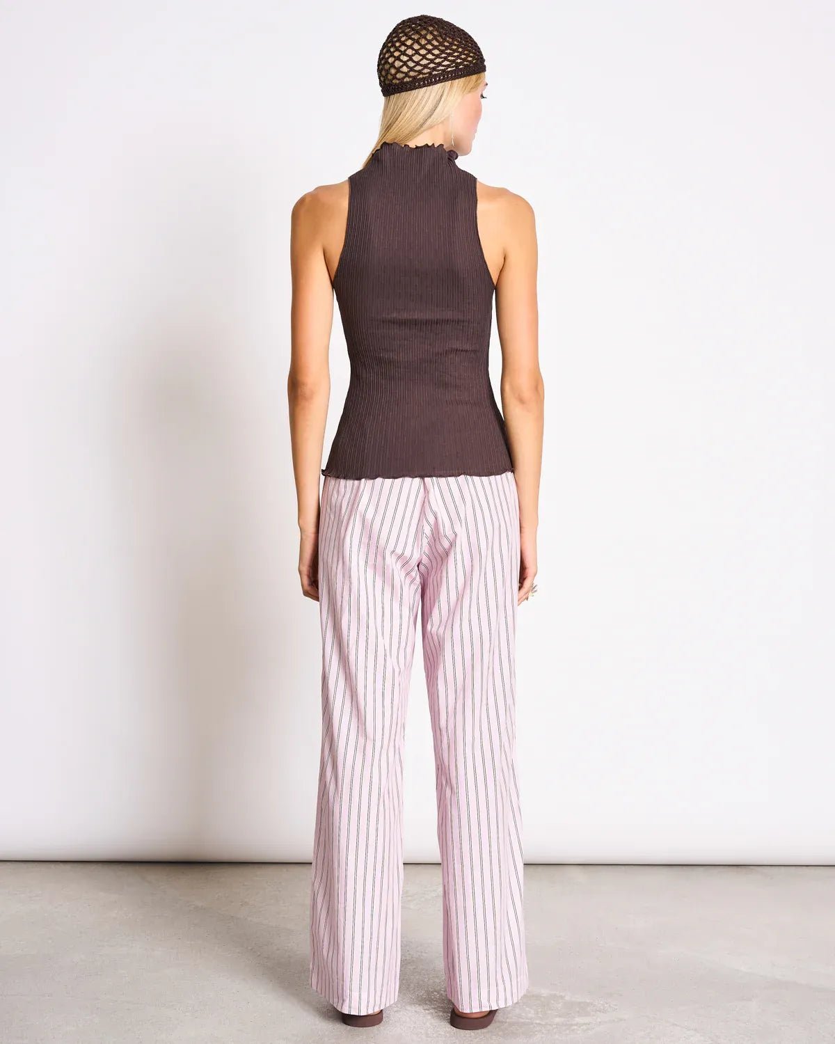 JAN 'N JUNE - CETOS Hose • Light Orchid Striped - ROSA ECK