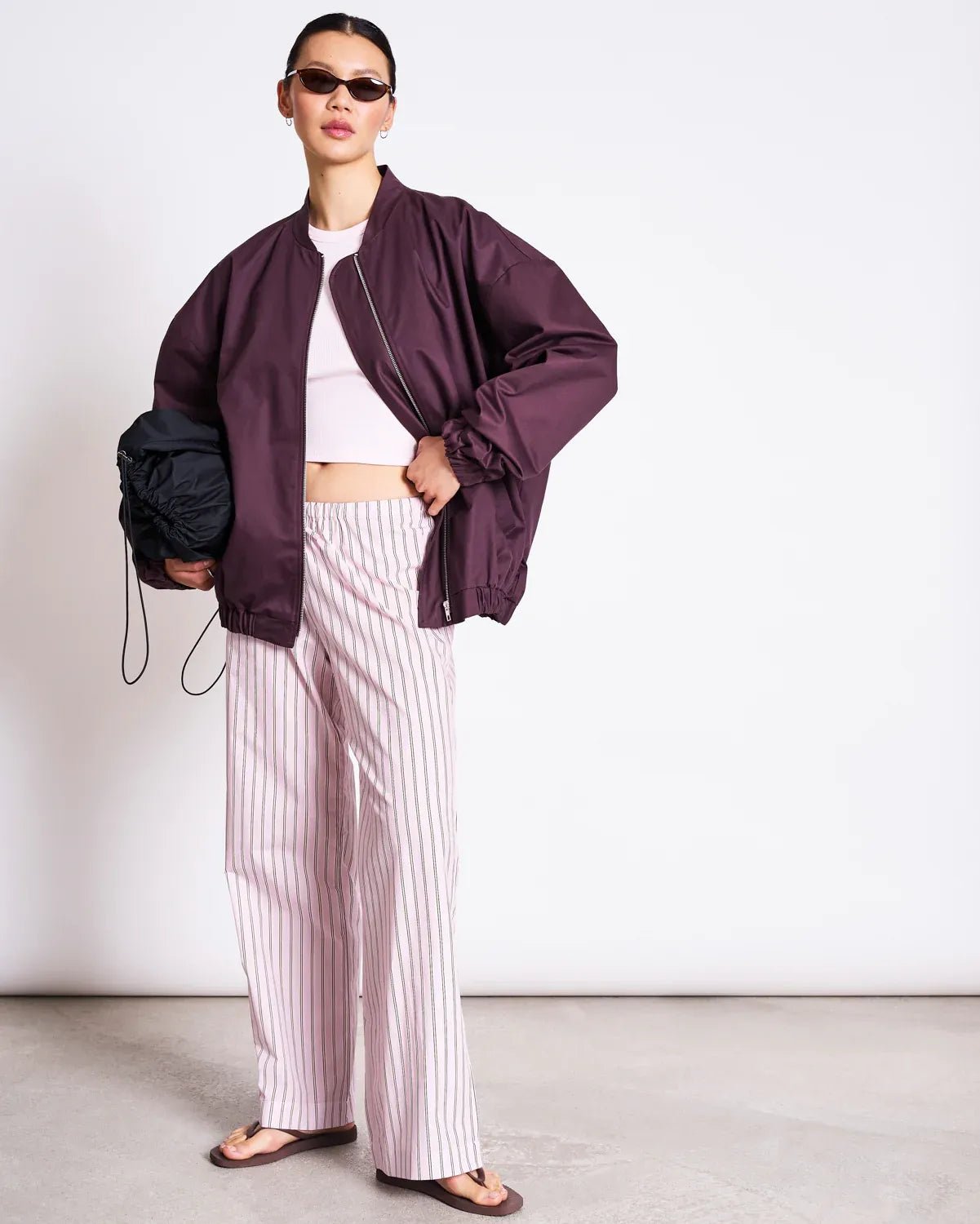 JAN 'N JUNE - CETOS Hose • Light Orchid Striped - ROSA ECK