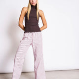 JAN 'N JUNE - CETOS Hose • Light Orchid Striped - ROSA ECK