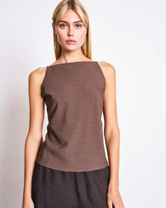 JAN ’N JUNE - CICONIA Rückenfreies Top • Clay - ROSA ECK