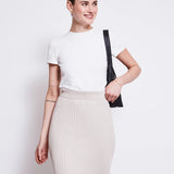 JAN ’N JUNE - EBBA Midi - Strickrock • Ivory - ROSA ECK