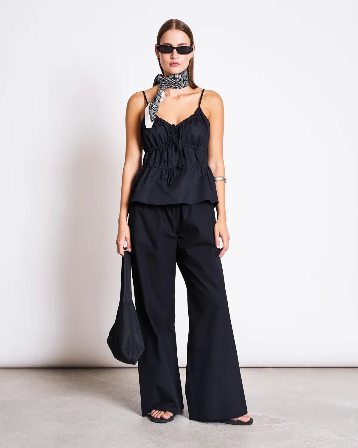 JAN 'N JUNE - EBUR Spaghettiträger - Top • Black - ROSA ECK