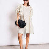 JAN 'N JUNE - MALUS Minikleid • Buttermilk Striped - ROSA ECK