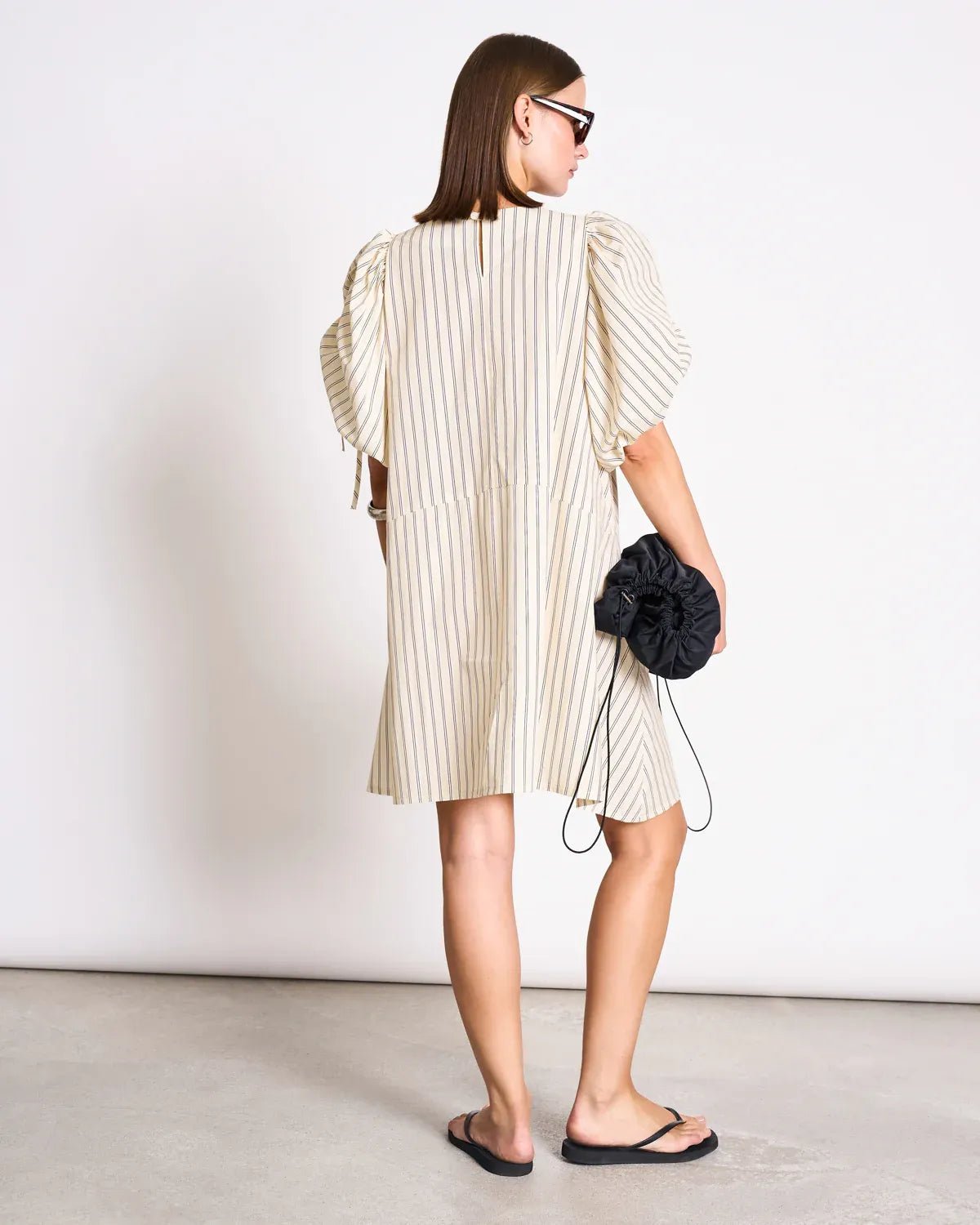 JAN 'N JUNE - MALUS Minikleid • Buttermilk Striped - ROSA ECK