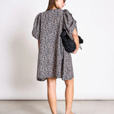 JAN 'N JUNE - MALUS Minikleid • Leo Print - ROSA ECK