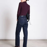 JAN ‘N JUNE - MIO Rollkragenpullover (Ripp) • Cherry Lacquer - ROSA ECK Concept Store