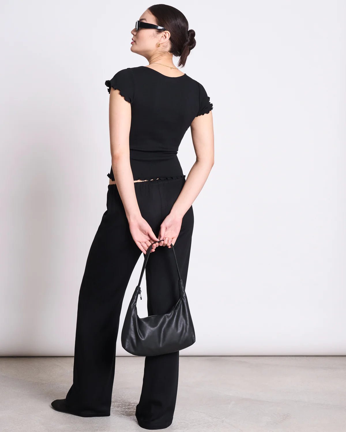 JAN 'N JUNE - REN T-Shirt • Black - ROSA ECK