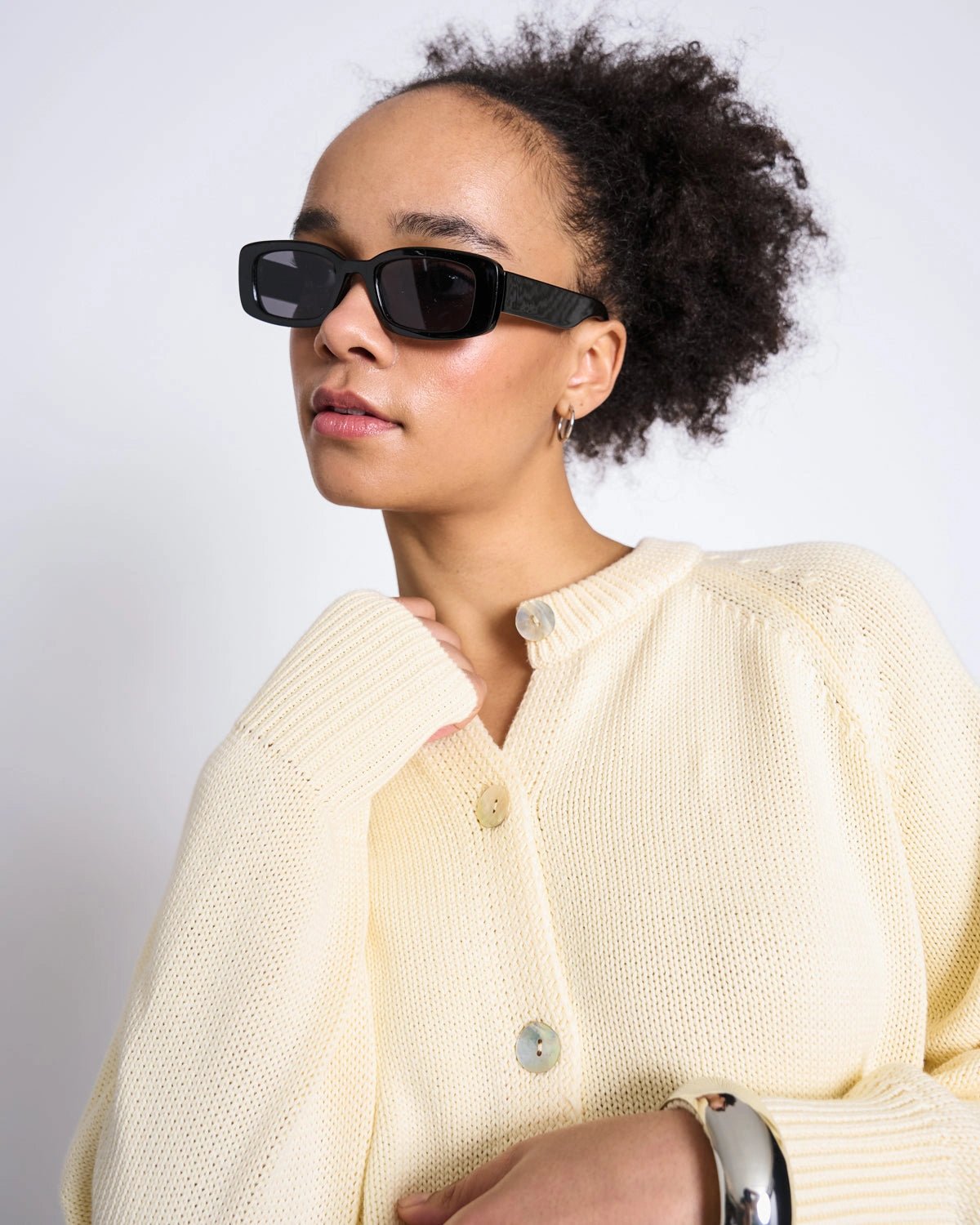JAN 'N JUNE - SIVIA Strickjacke • Buttermilk - ROSA ECK