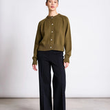JAN 'N JUNE - SIVIA Strickjacke • Woody Olive - ROSA ECK
