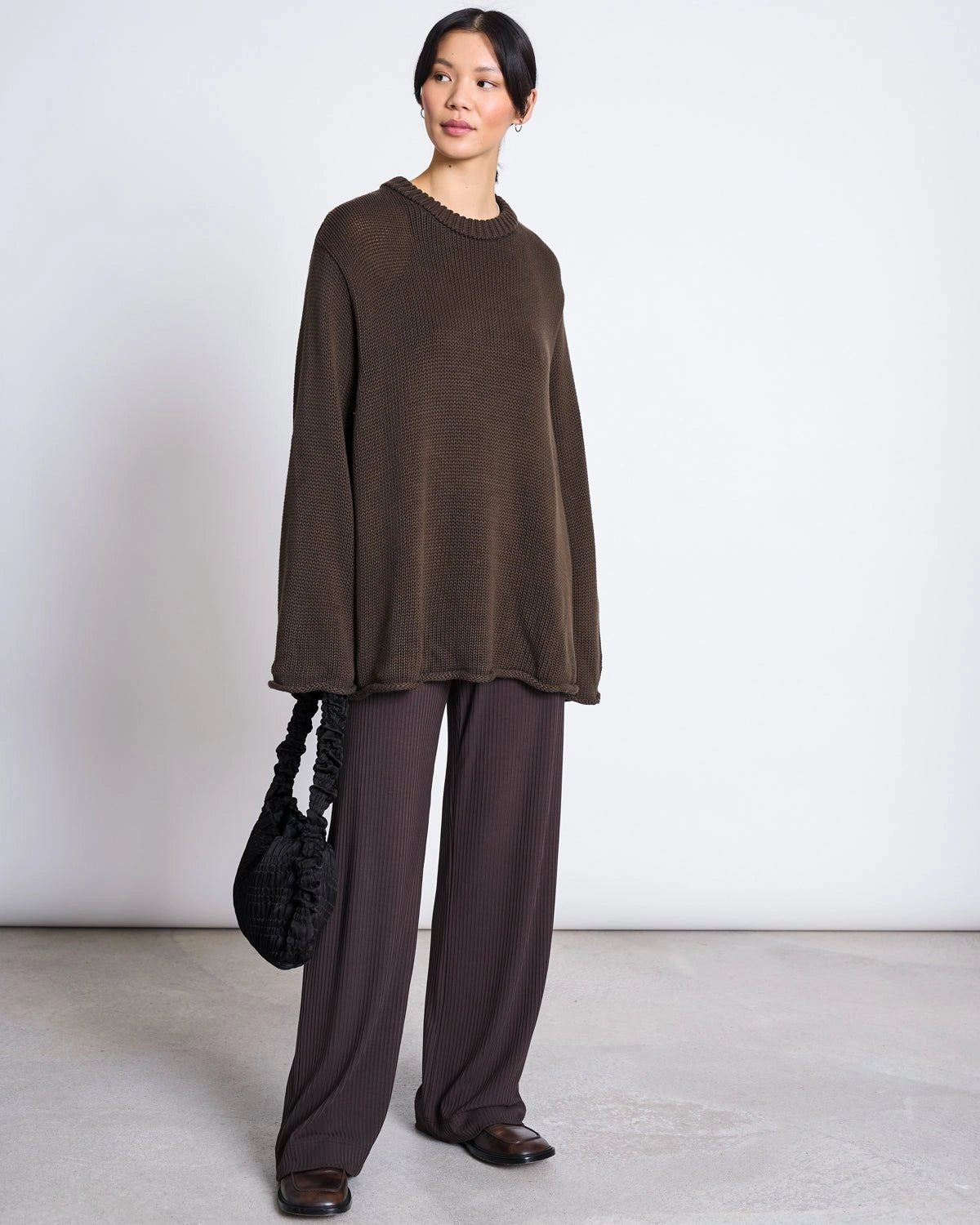 JAN 'N JUNE - SMILLA Ripp-Hose aus Lyocell • Mud - ROSA ECK