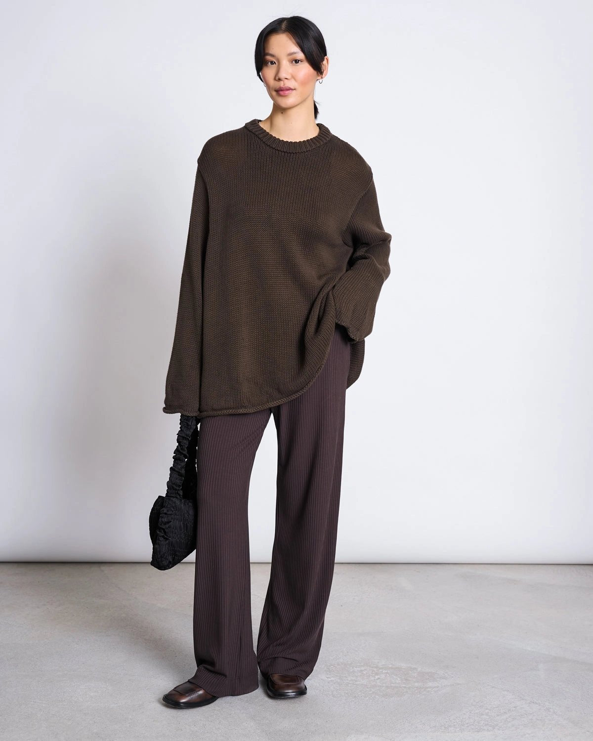 JAN 'N JUNE - SMILLA Ripp-Hose aus Lyocell • Mud - ROSA ECK