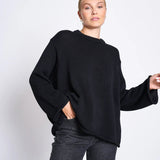 JAN ’N JUNE - SONA Strickpullover • Black - ROSA ECK