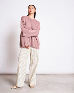 JAN ’N JUNE - SONA Strickpullover • Mauve - ROSA ECK