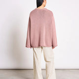 JAN ’N JUNE - SONA Strickpullover • Mauve - ROSA ECK