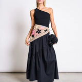 JAN 'N JUNE - TIGRIS One - Shoulder Top • Black - ROSA ECK