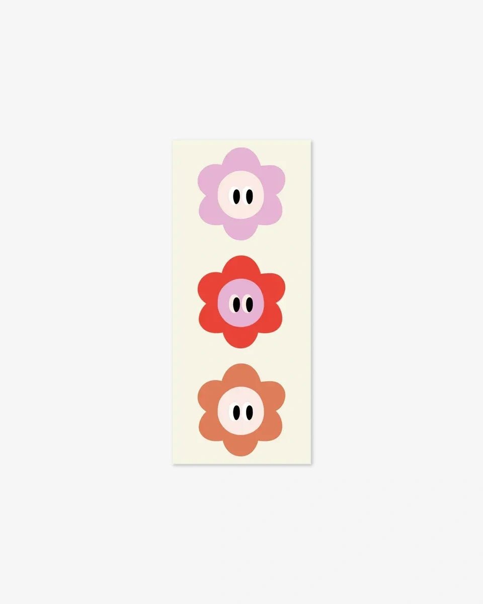 Kado Design - Aufkleber • Blumen (Anne Pascal) - ROSA ECK