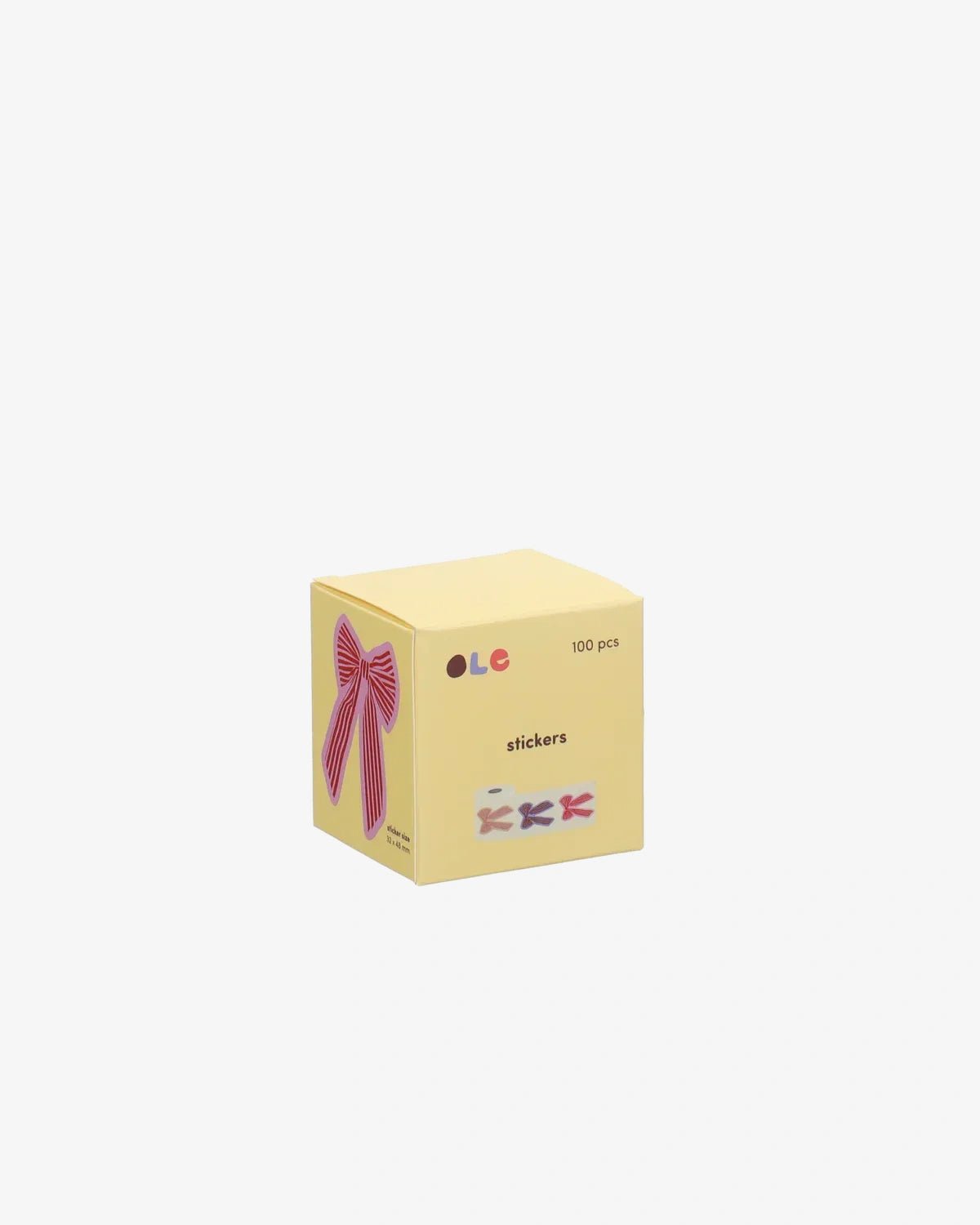 Kado Design - Aufkleber • Große Schleife - ROSA ECK