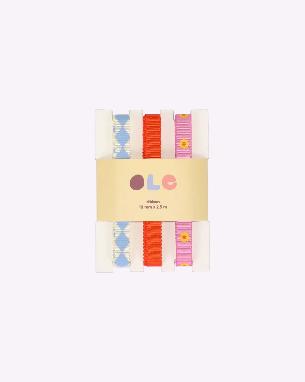Kado Design - Geschenkband - Set • diamond · plain · flower - Geschenkverpackung - ROSA ECK