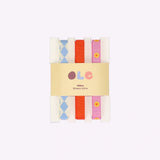 Kado Design - Geschenkband - Set • diamond · plain · flower - Geschenkverpackung - ROSA ECK