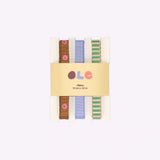 Kado Design - Geschenkband - Set • flower · plain · stripe - Geschenkverpackung - ROSA ECK