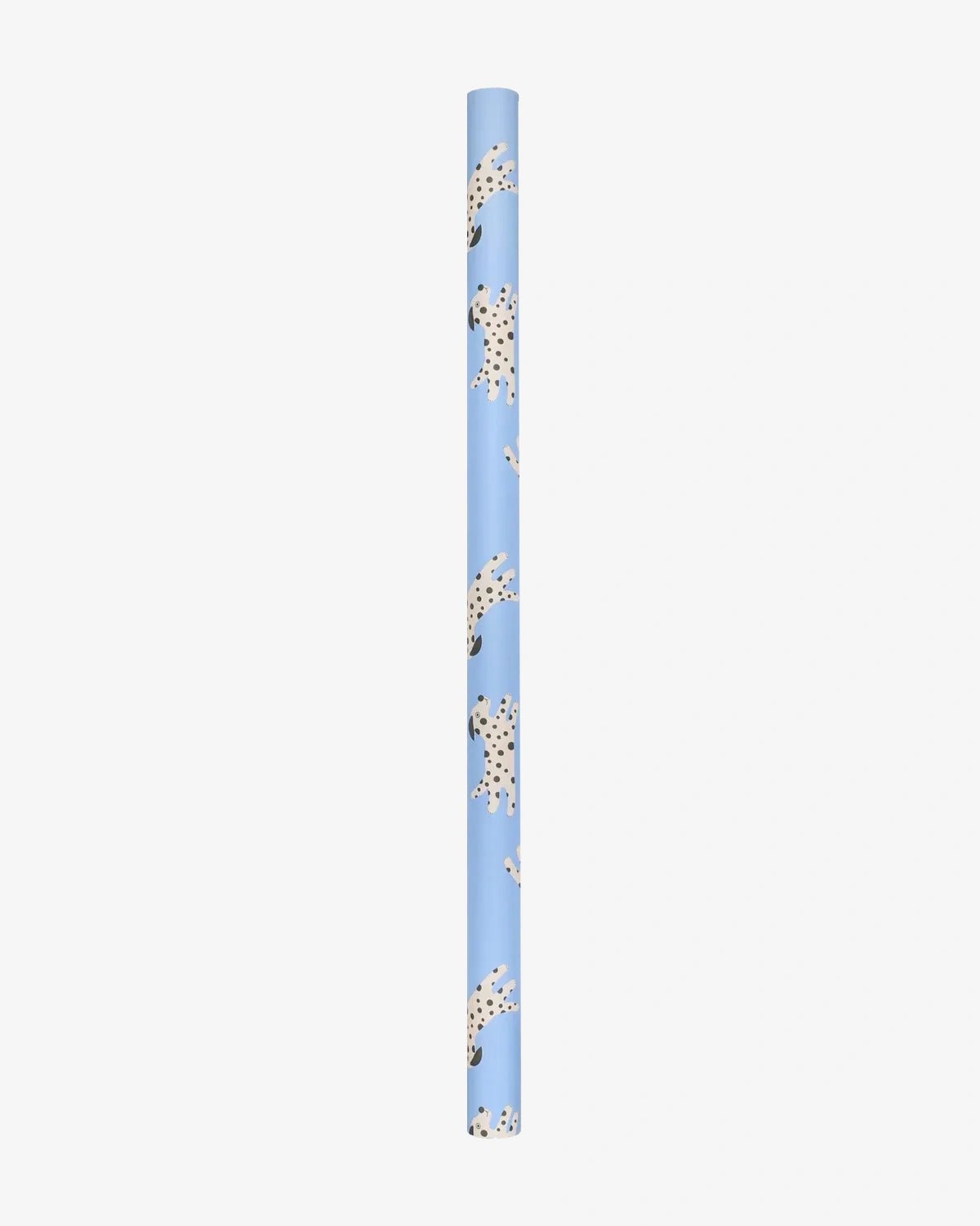 Kado Design - Geschenkpapier - Rolle • Hunde Blau (Charlotte Janvier) - ROSA ECK