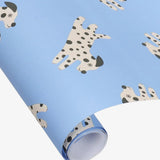 Kado Design - Geschenkpapier - Rolle • Hunde Blau (Charlotte Janvier) - ROSA ECK