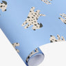 Kado Design - Geschenkpapier - Rolle • Hunde Blau (Charlotte Janvier) - ROSA ECK